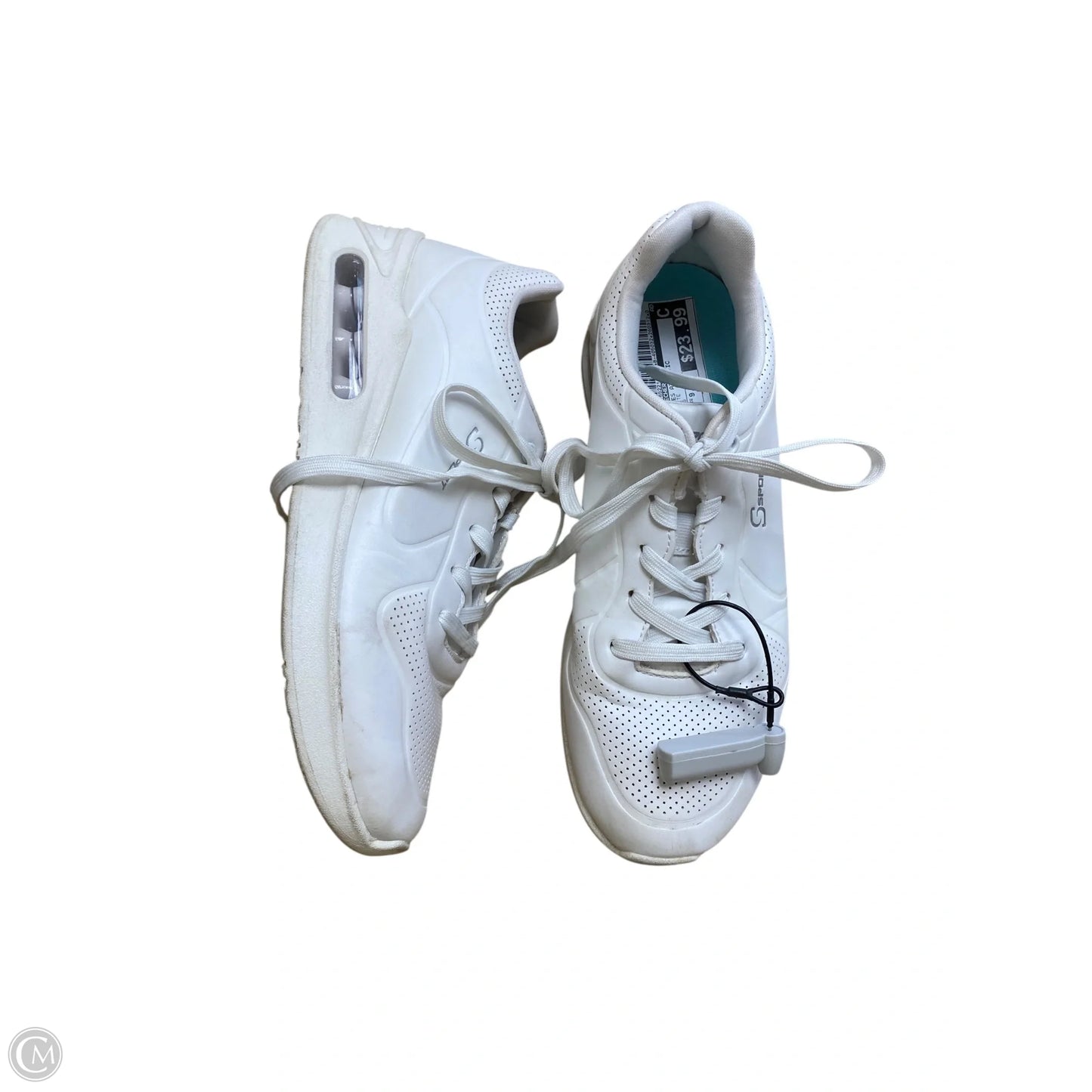 Shoes Athletic By Skechers In White, Size: 9.5