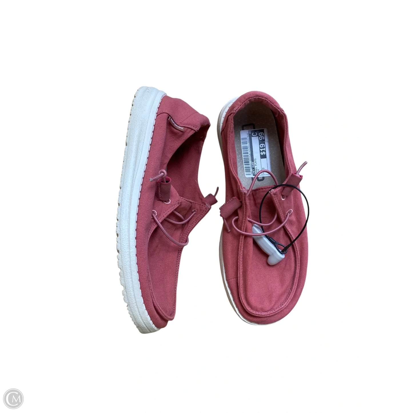 Shoes Flats By Hey Dude In Pink, Size: 7