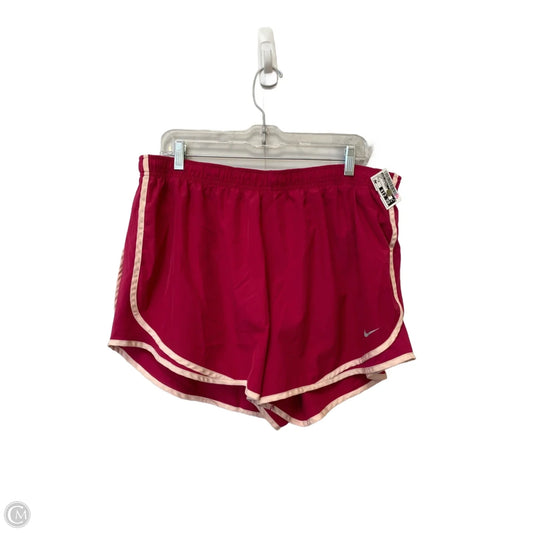 Athletic Shorts By Nike Apparel In Pink, Size: 2x