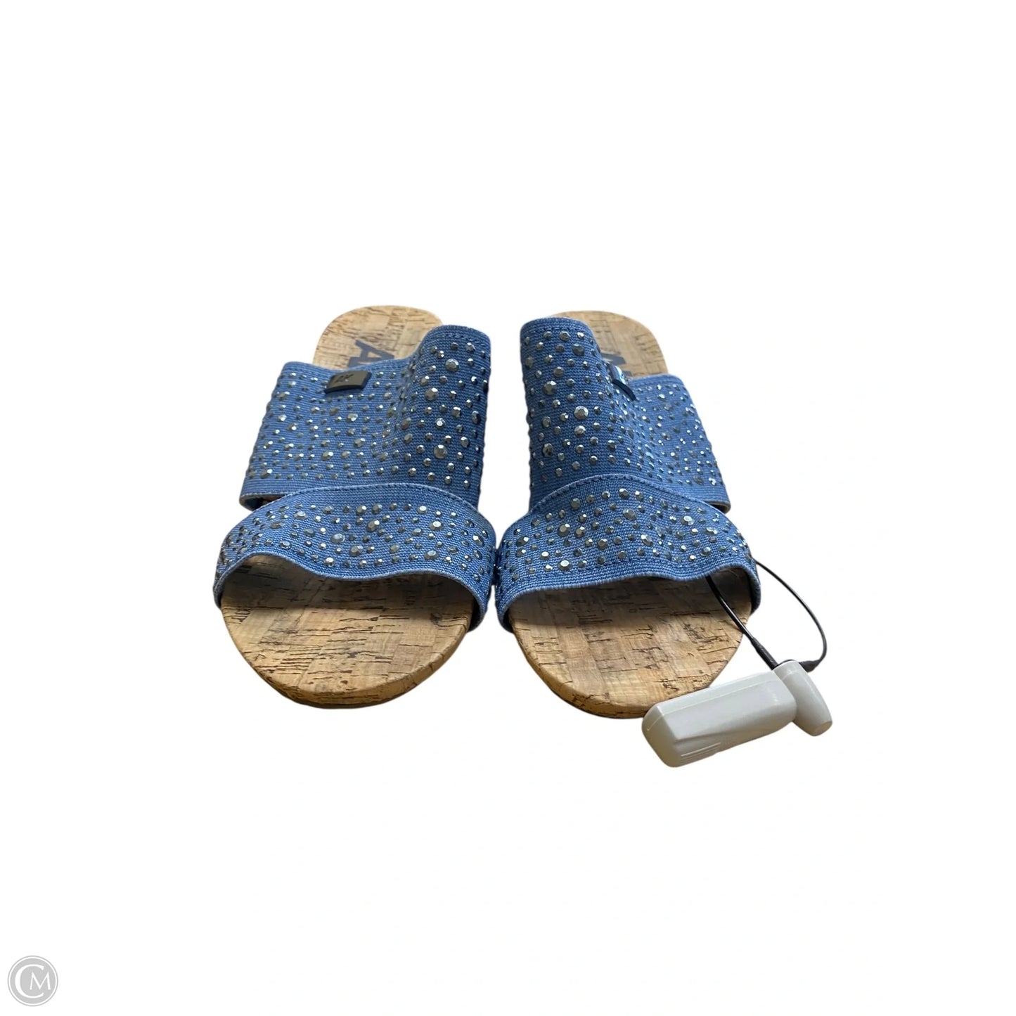 Shoes Heels Wedge By Anne Klein In Blue, Size: 10