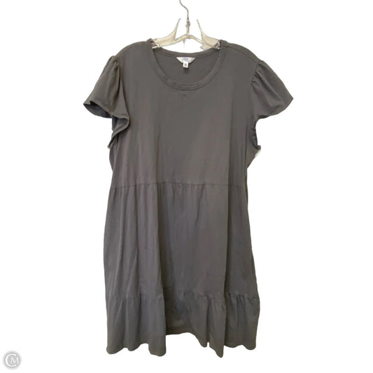 Dress Casual Short By Time And Tru In Grey, Size: Xxl