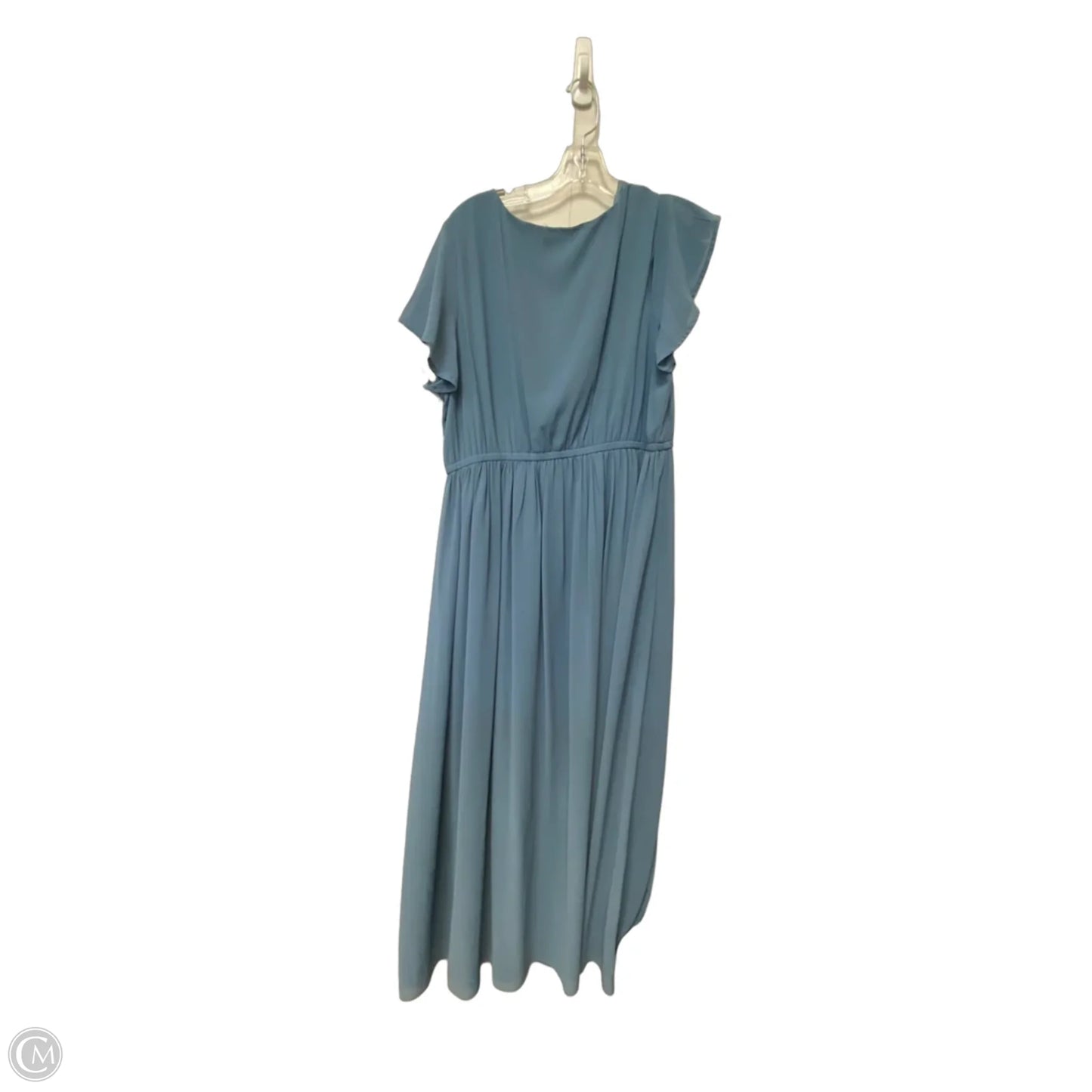 Dress Party Long By Lulus In Blue, Size: 2x