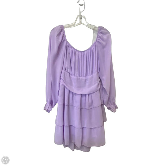 Dress Party Short By Clothes Mentor In Purple, Size: Xl