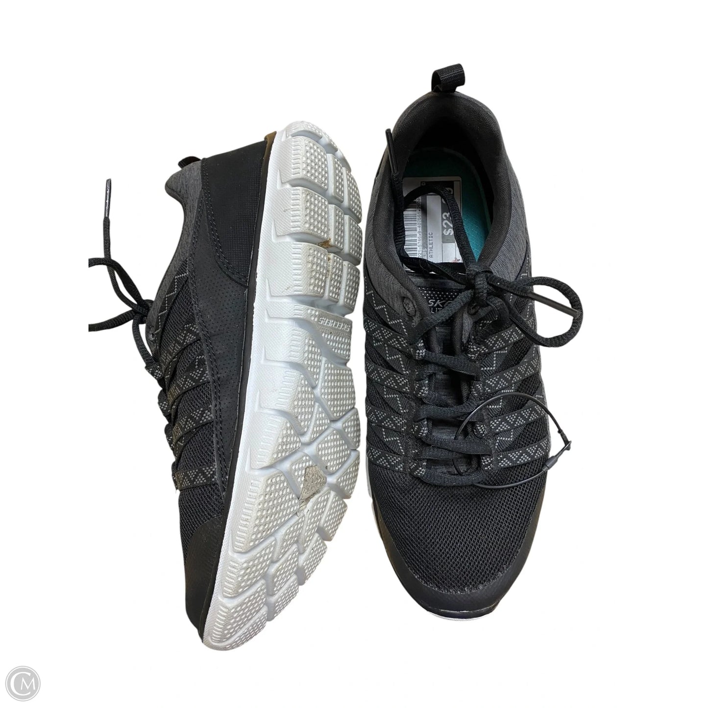 Shoes Athletic By Skechers In Black, Size: 7