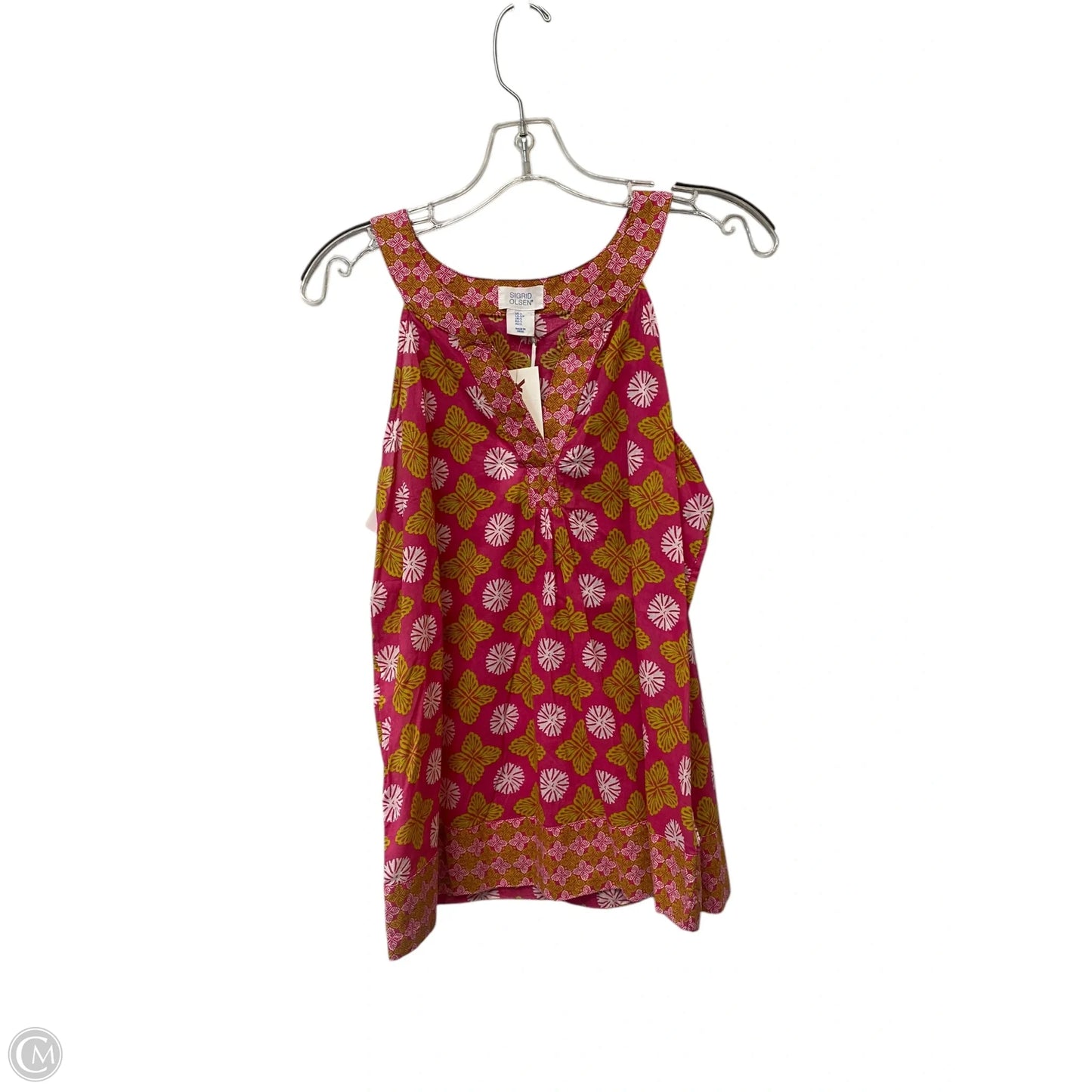 Top Sleeveless By Sigrid Olsen In Pink, Size: S