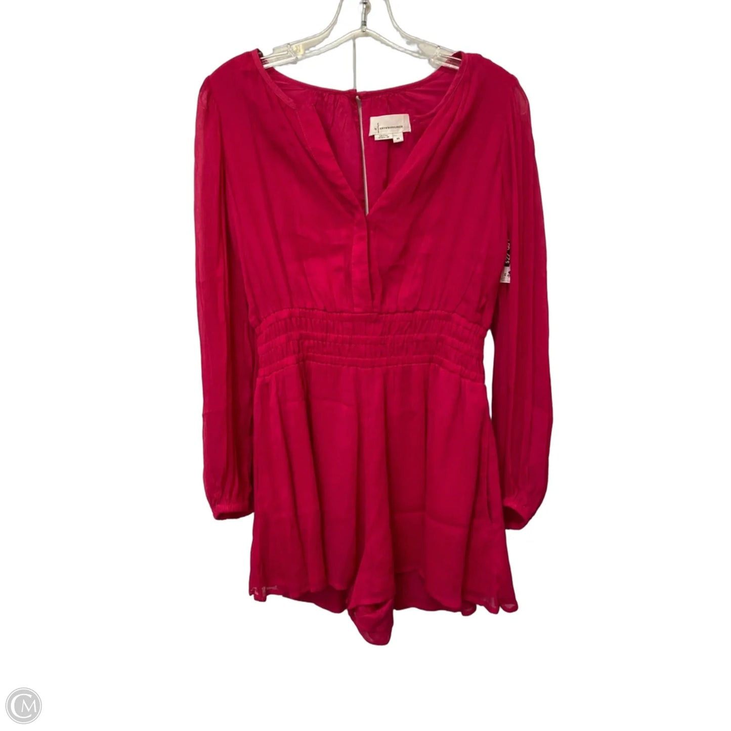Romper By Anthropologie In Pink, Size: Xs