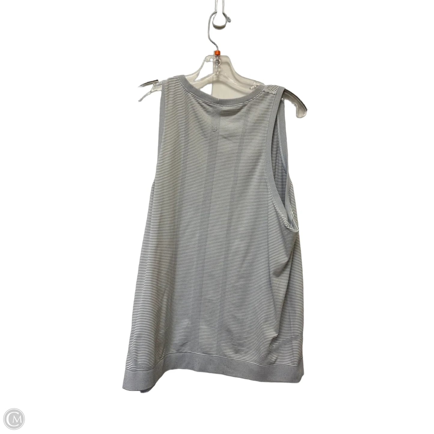 Athletic Tank Top By Lululemon In Striped Pattern, Size: Xl