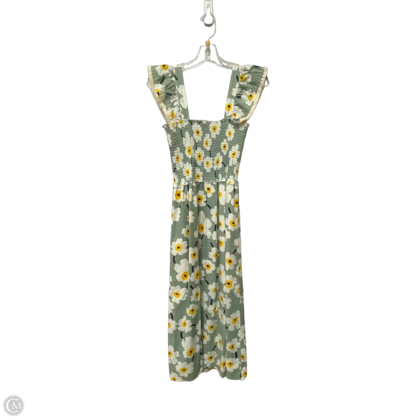 Dress Casual Midi By Thml In Floral Print, Size: Xs