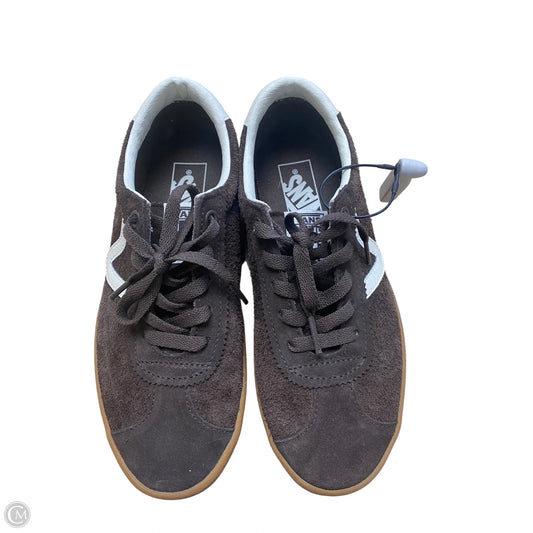 Shoes Flats By Vans In Brown, Size: 7.5