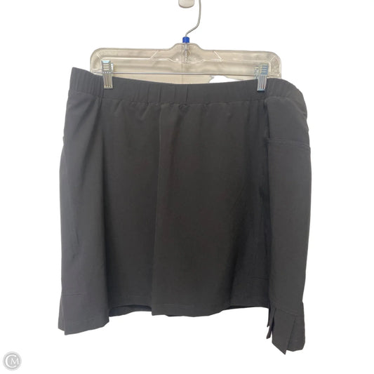Athletic Skort By Chicos In Black, Size: 14