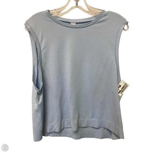 Athletic Tank Top By Varley In Blue, Size: L