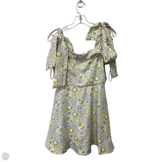 Dress Casual Short By Mi Ami In Floral Print, Size: M
