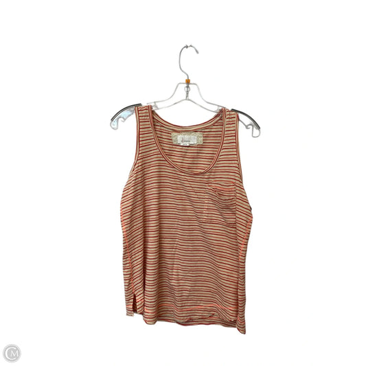 Top Sleeveless By Anthropologie In Striped Pattern, Size: S