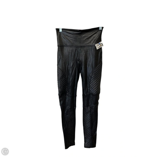 Athletic Leggings By Spanx In Black, Size: M
