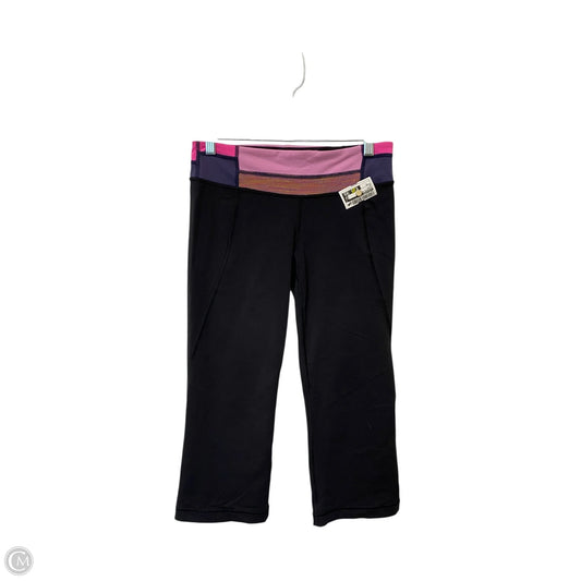 Athletic Capris By Lululemon In Black, Size: 6