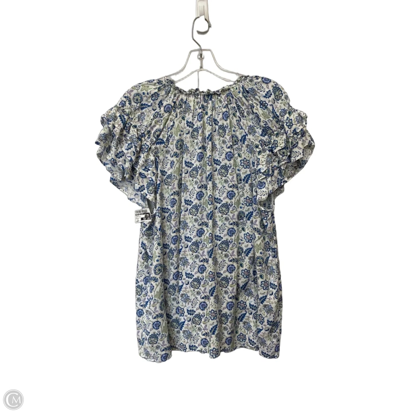 Top Short Sleeve By Rose And Olive In Floral Print, Size: 2x