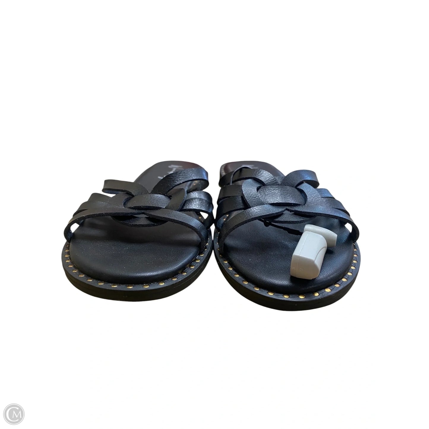 Sandals Flats By Wonderly In Black, Size: 8