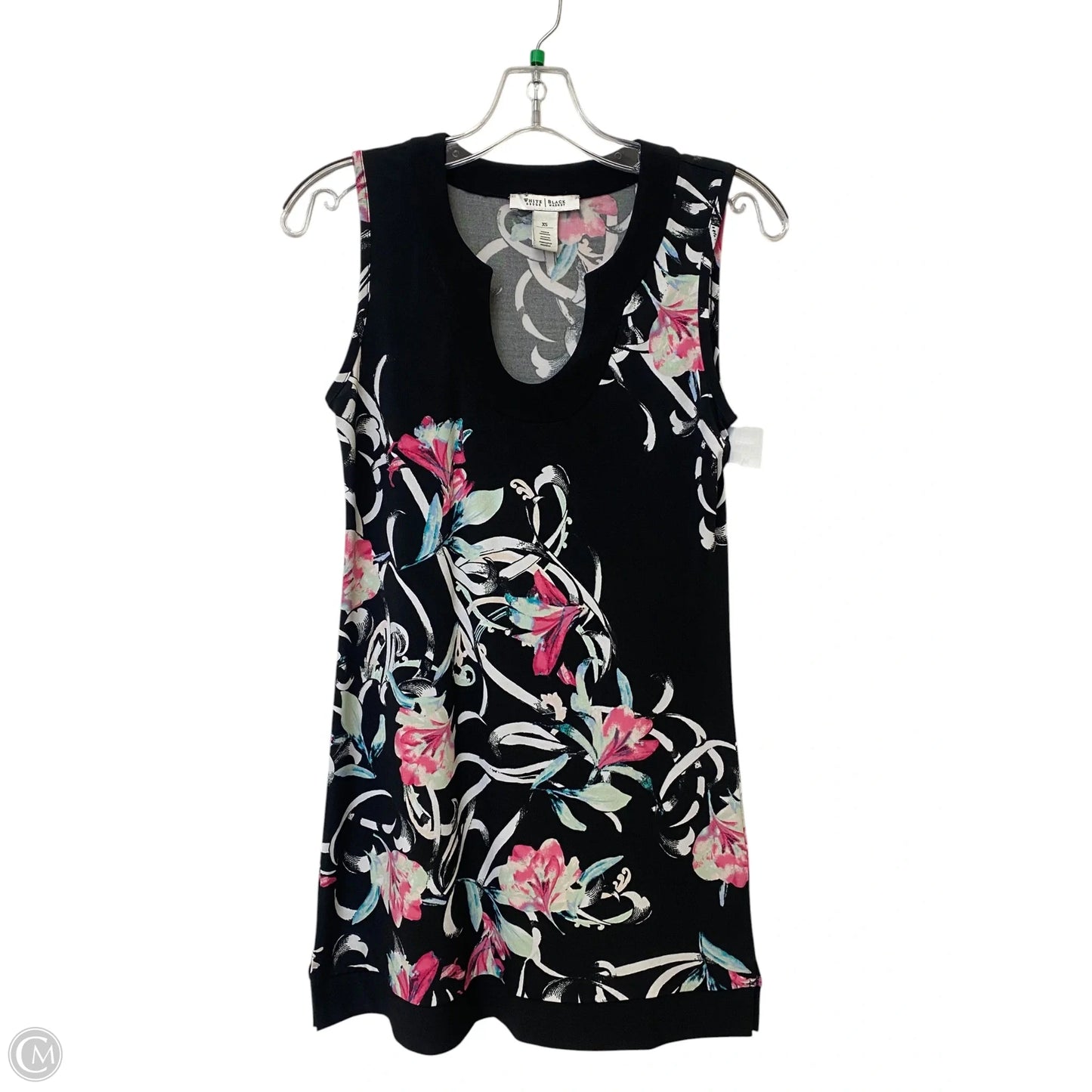 Dress Casual Short By White House Black Market In Floral Print, Size: Xs
