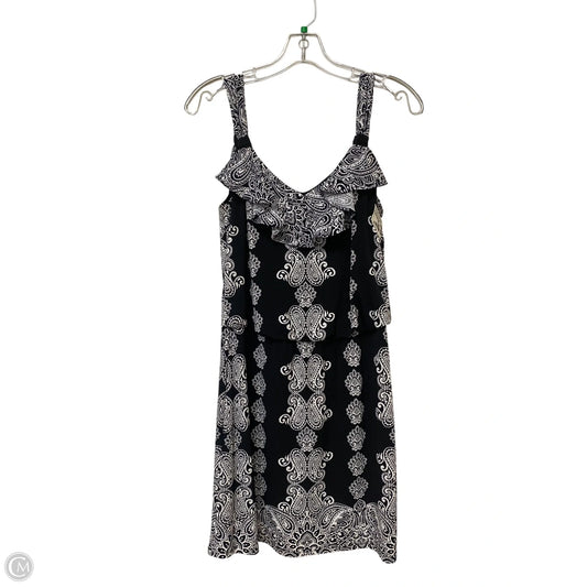 Dress Casual Midi By White House Black Market In Black, Size: S