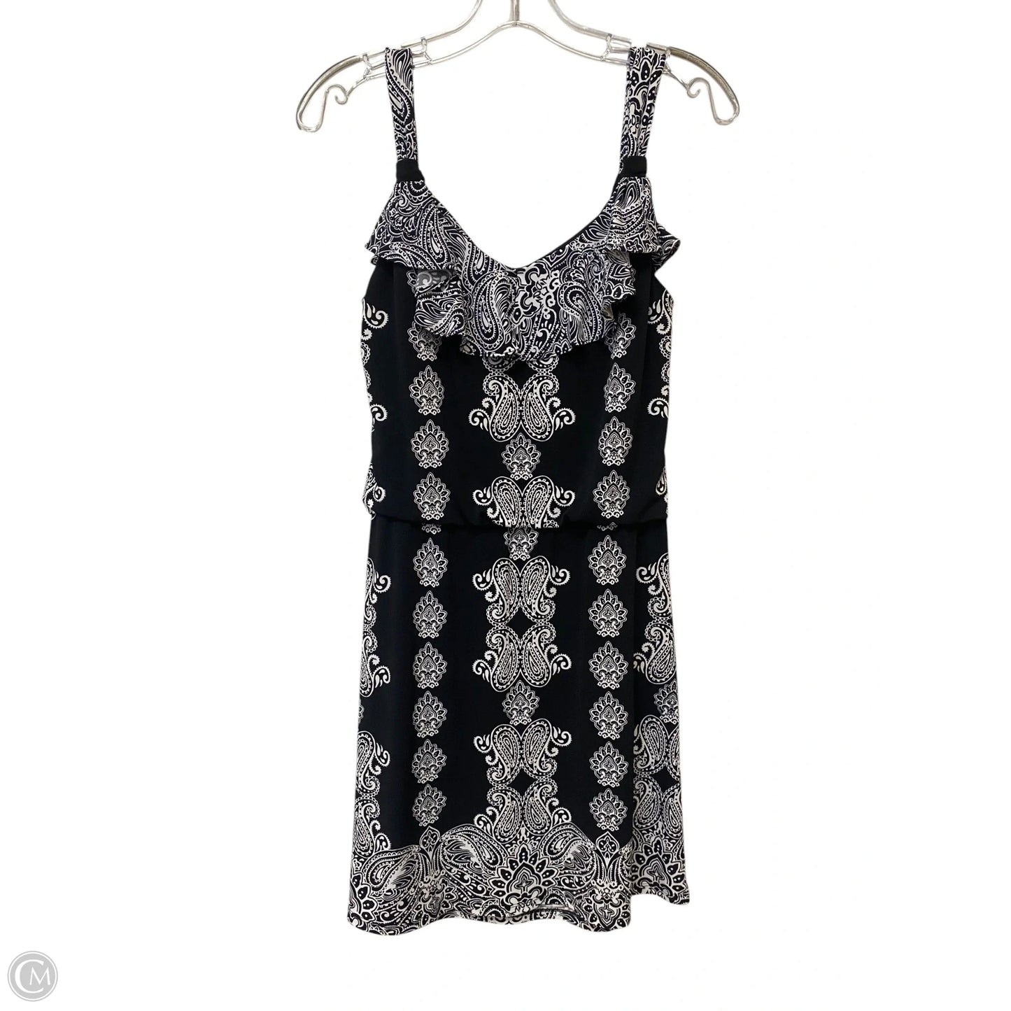 Dress Casual Midi By White House Black Market In Black, Size: S