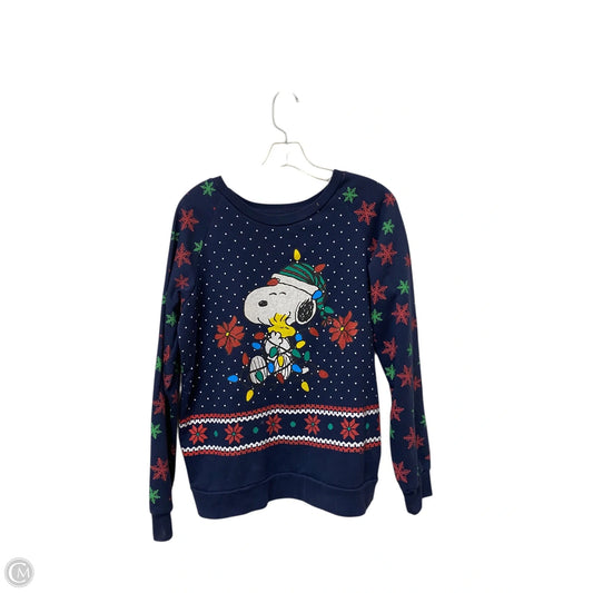 Sweatshirt Crewneck By Cme In Navy, Size: M