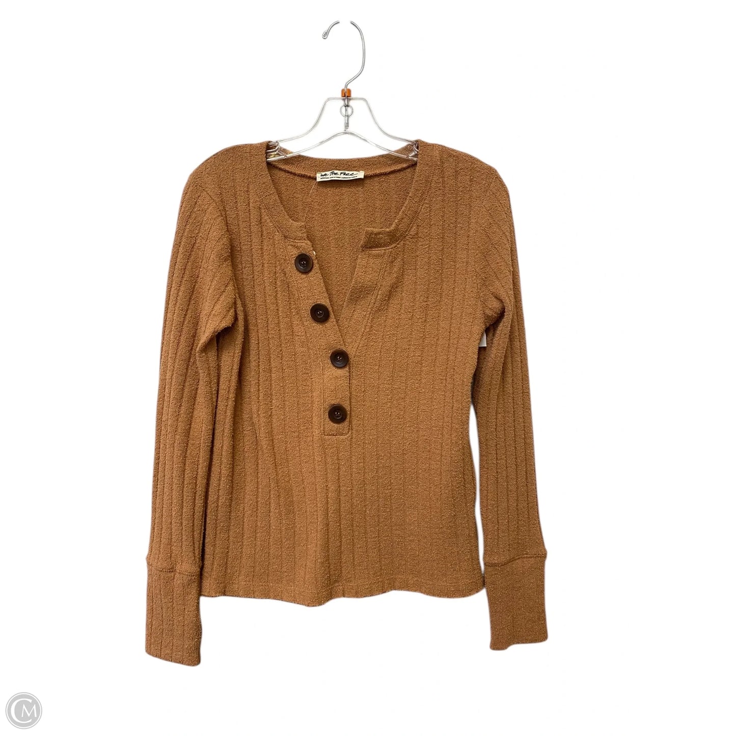 Top Long Sleeve By We The Free In Orange, Size: M