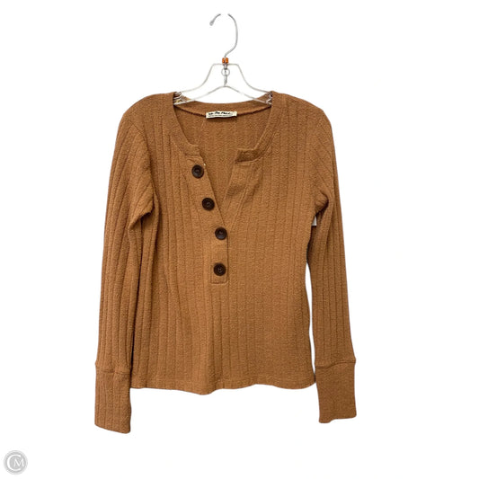 Top Long Sleeve By We The Free In Orange, Size: M