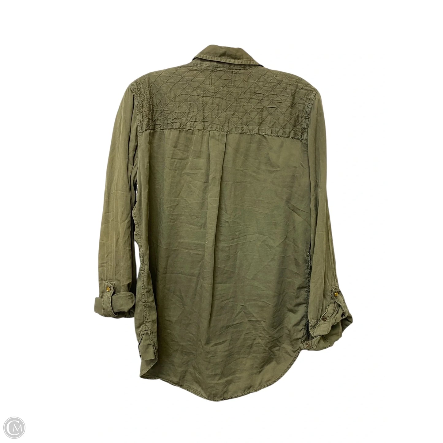 Top Long Sleeve By Maeve In Green, Size: 10