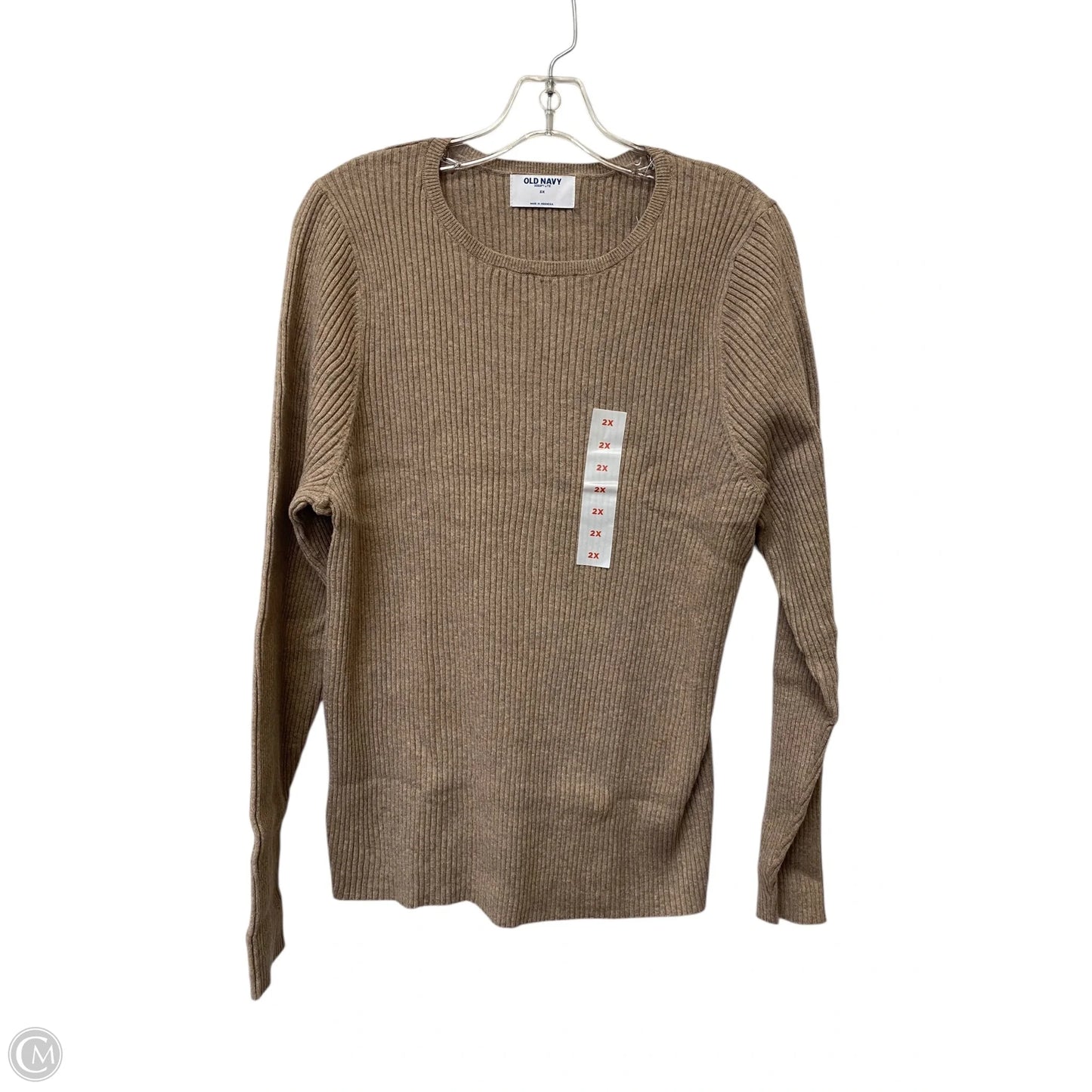 Sweater By Old Navy In Brown, Size: 2x