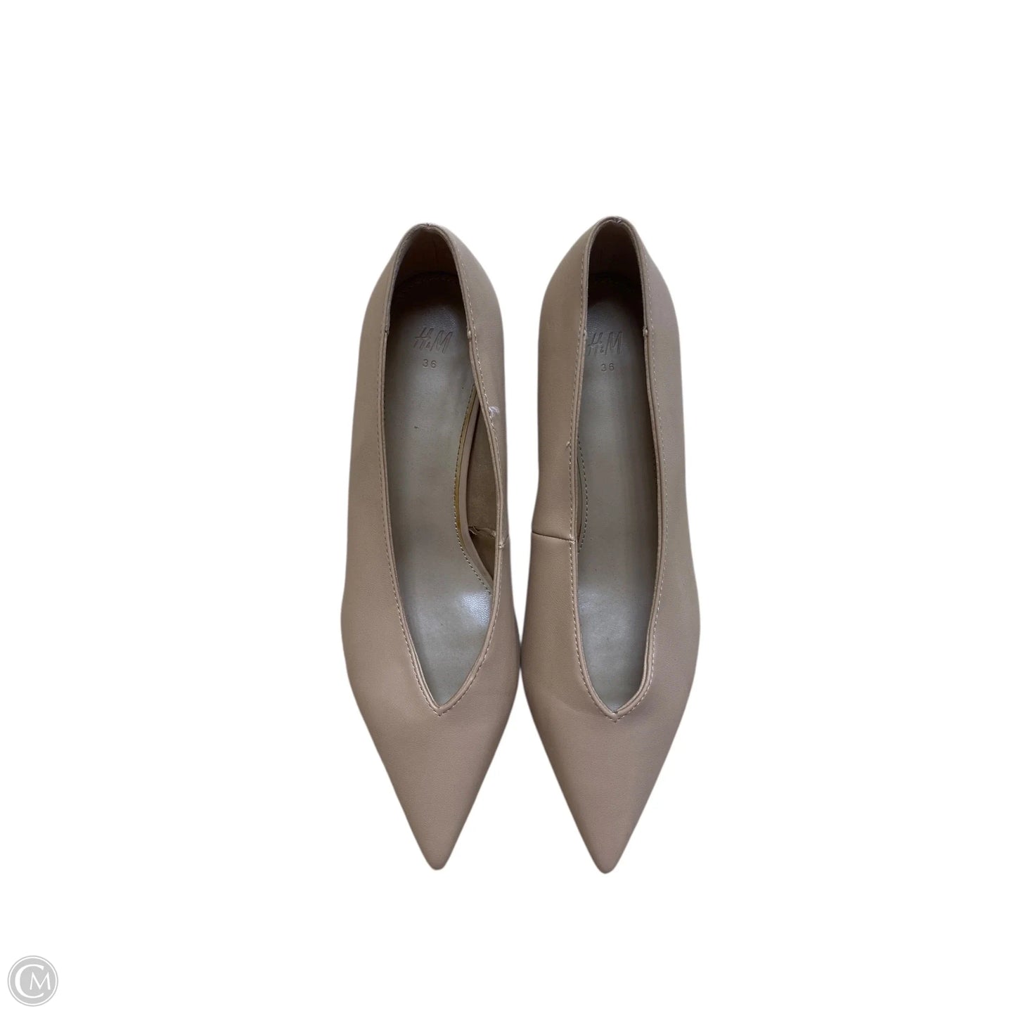 Shoes Heels Kitten By H&m In Tan, Size: 6