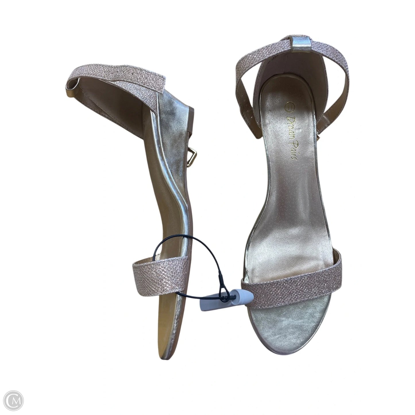 Shoes Heels Wedge By Dream Pairs In Gold, Size: 11