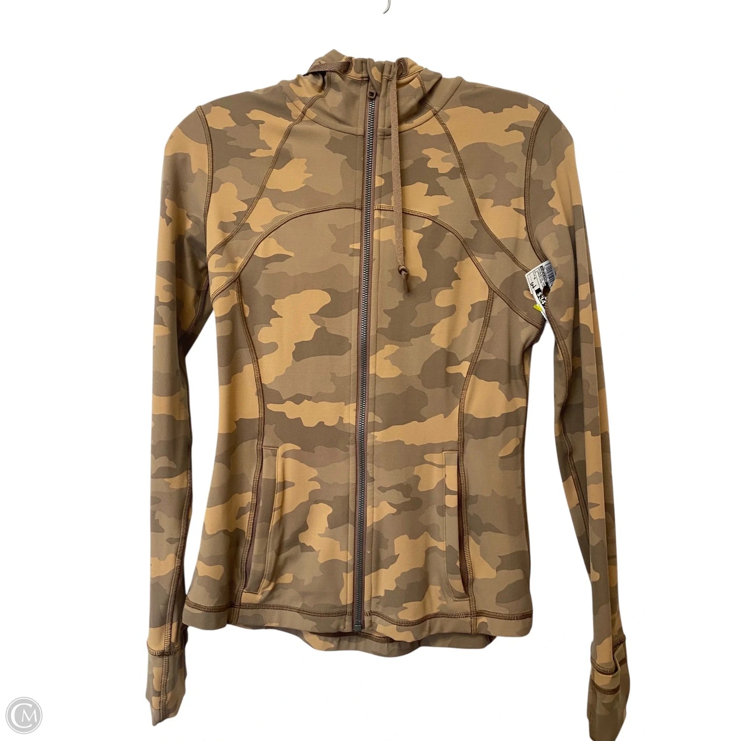 Athletic Jacket By Lululemon In Camouflage Print, Size: 6