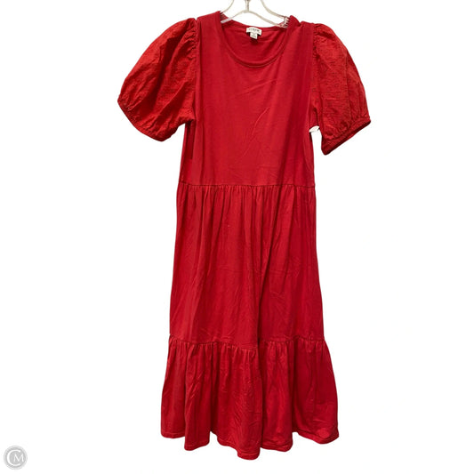 Dress Casual Maxi By J. Crew In Pink, Size: S