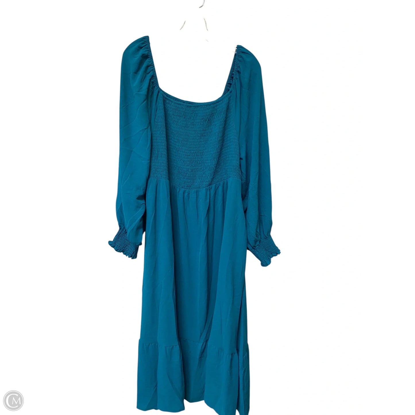 Dress Casual Maxi By Cmf In Teal, Size: 2x
