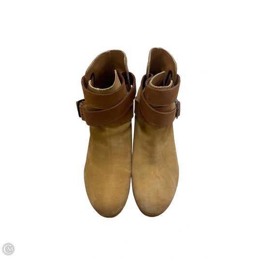 Boots Ankle Heels By Free People In Brown, Size: 8