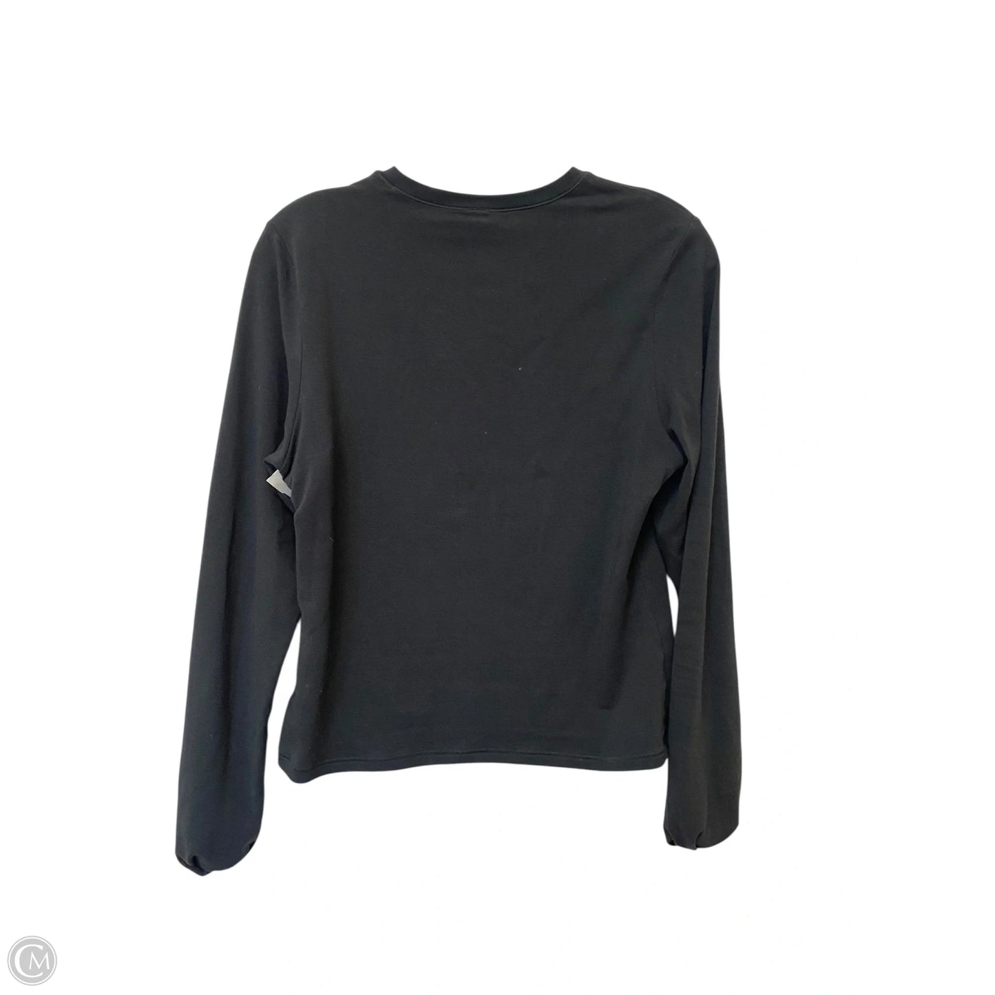 Top Long Sleeve Basic By Skims In Black, Size: L