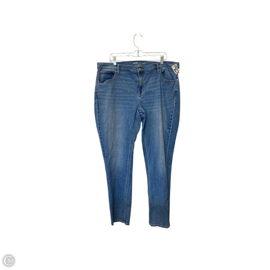Jeans Boyfriend By Old Navy In Blue Denim, Size: 18