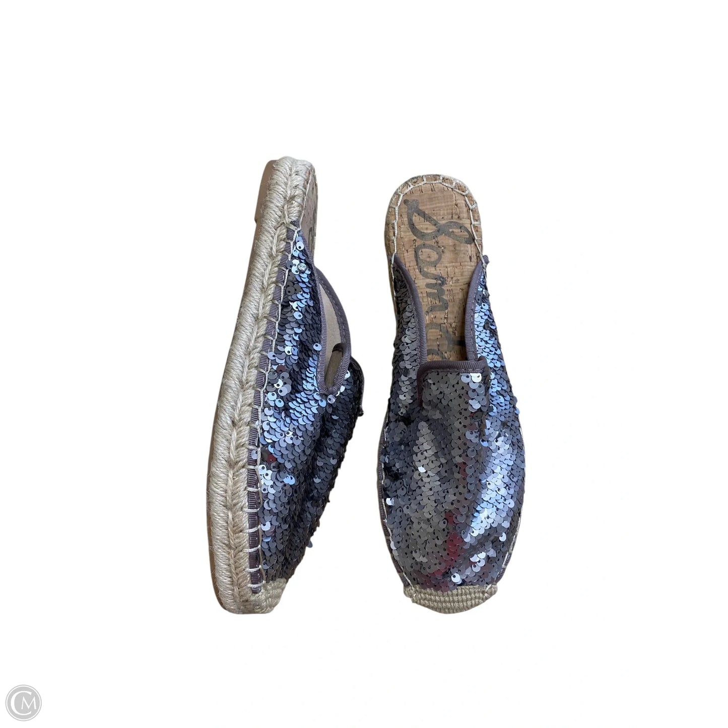 Shoes Flats By Sam Edelman In Silver, Size: 8