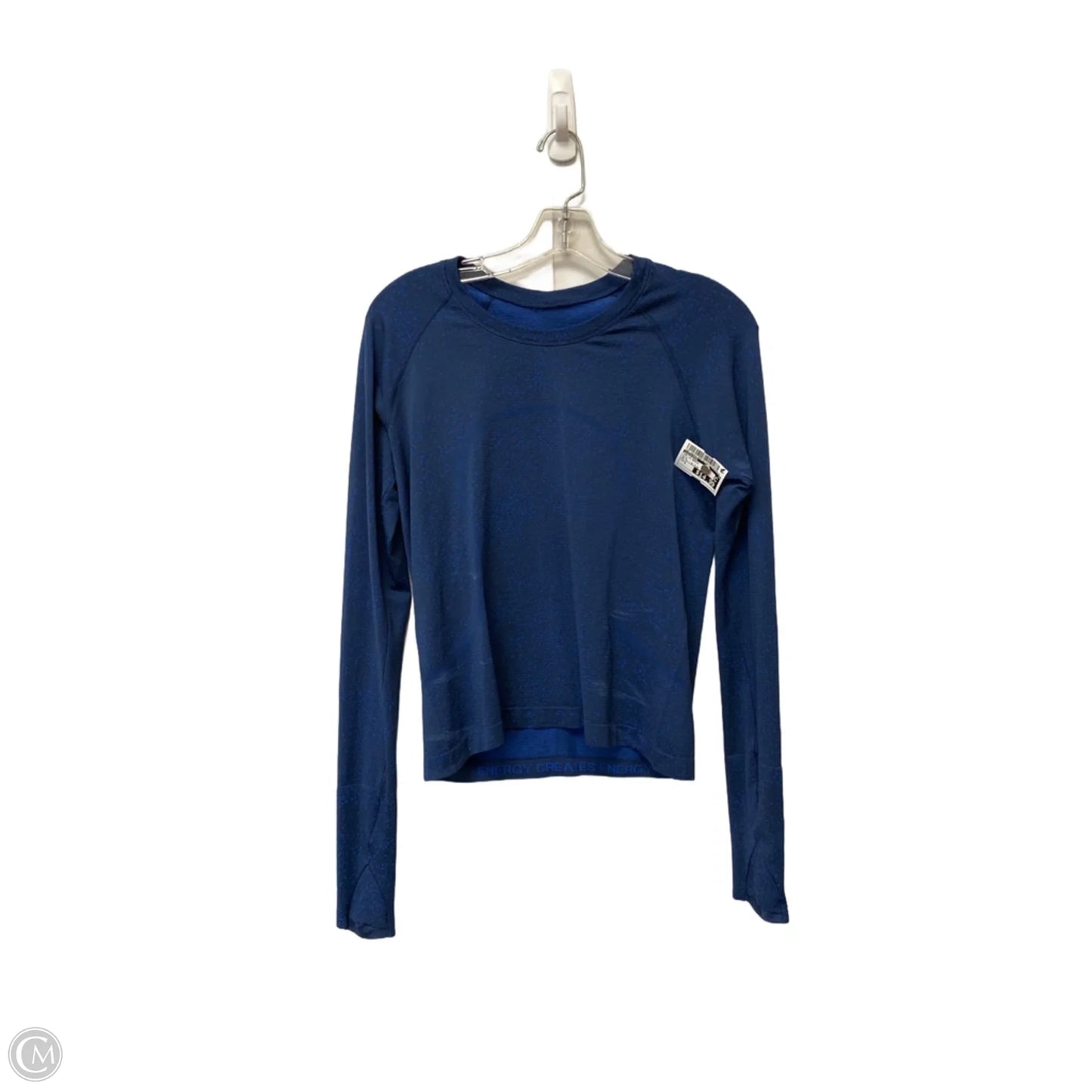 Top Long Sleeve Basic By Lululemon In Blue, Size: 4