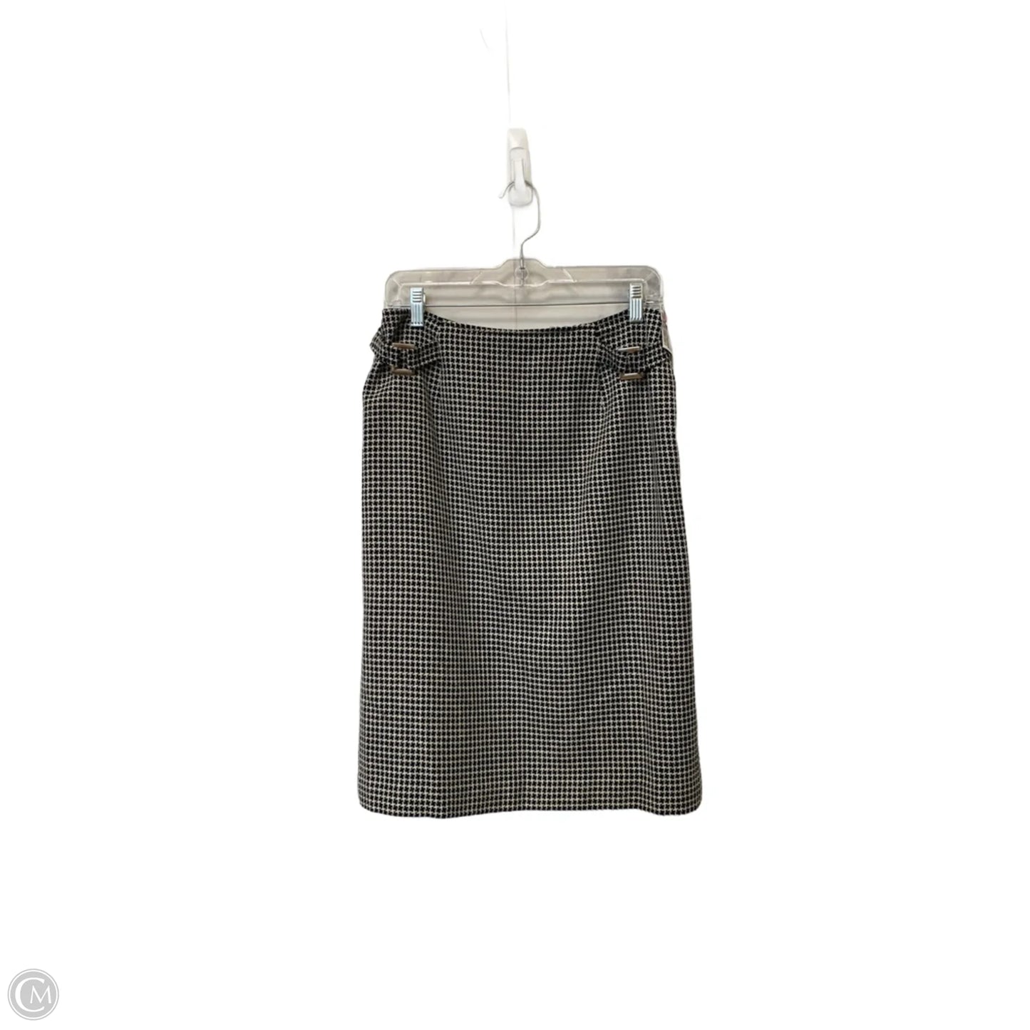 Skirt Midi By Style And Company In Black & White, Size: 6