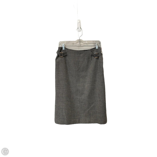 Skirt Midi By Style And Company In Black & White, Size: 6