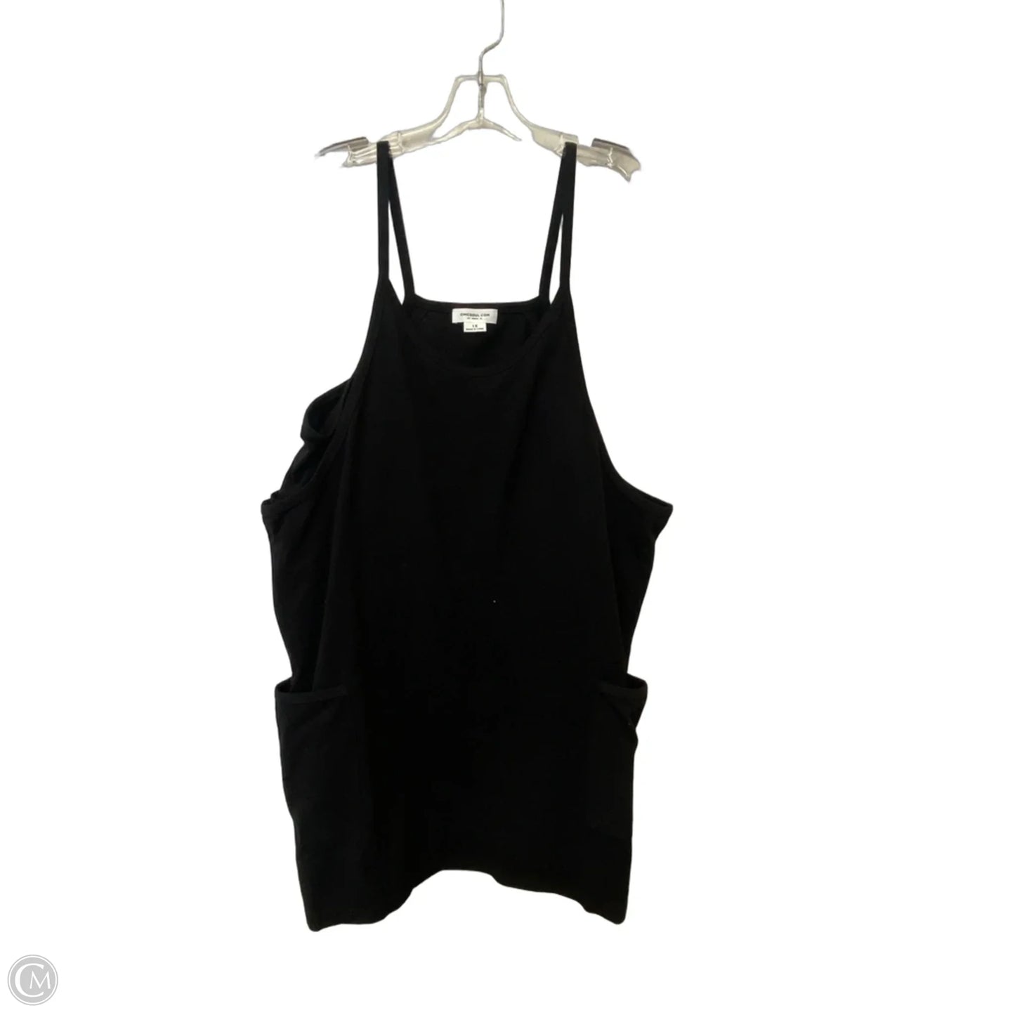 Dress Casual Midi By Chicsoul In Black, Size: 1x