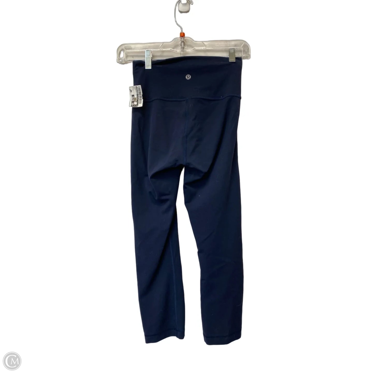Athletic Leggings Capris By Lululemon In Navy, Size: 4