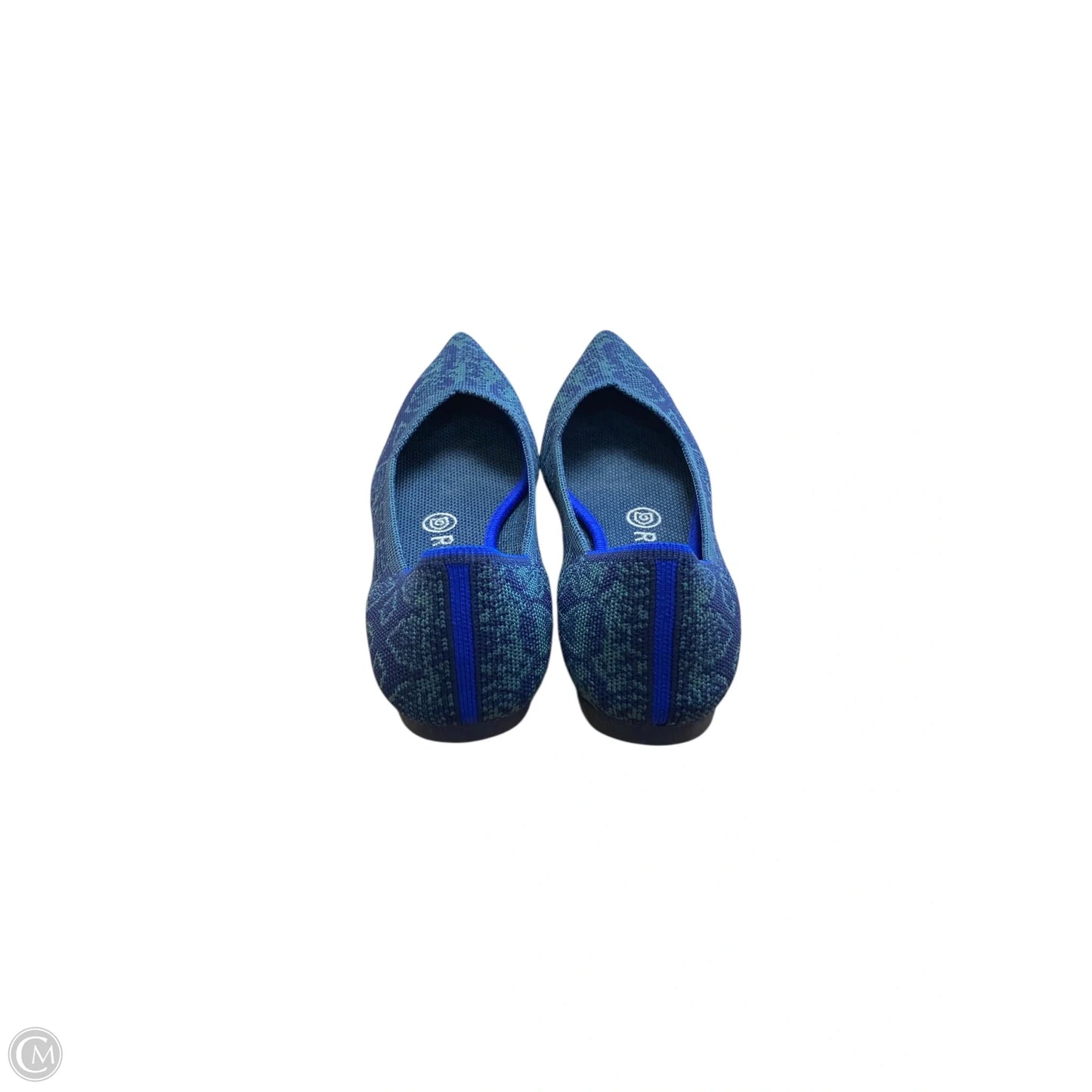Shoes Flats By Rothys In Blue & Green, Size: 6.5