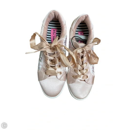 Shoes Sneakers By Betsey Johnson In Pink, Size: 6.5