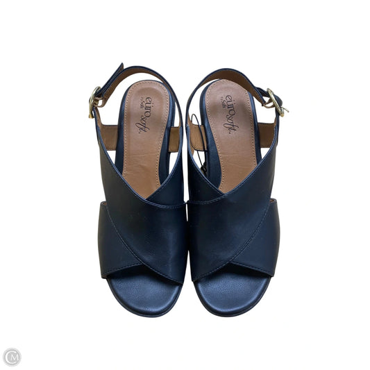 Sandals Heels Block By Sofft In Black, Size: 7.5
