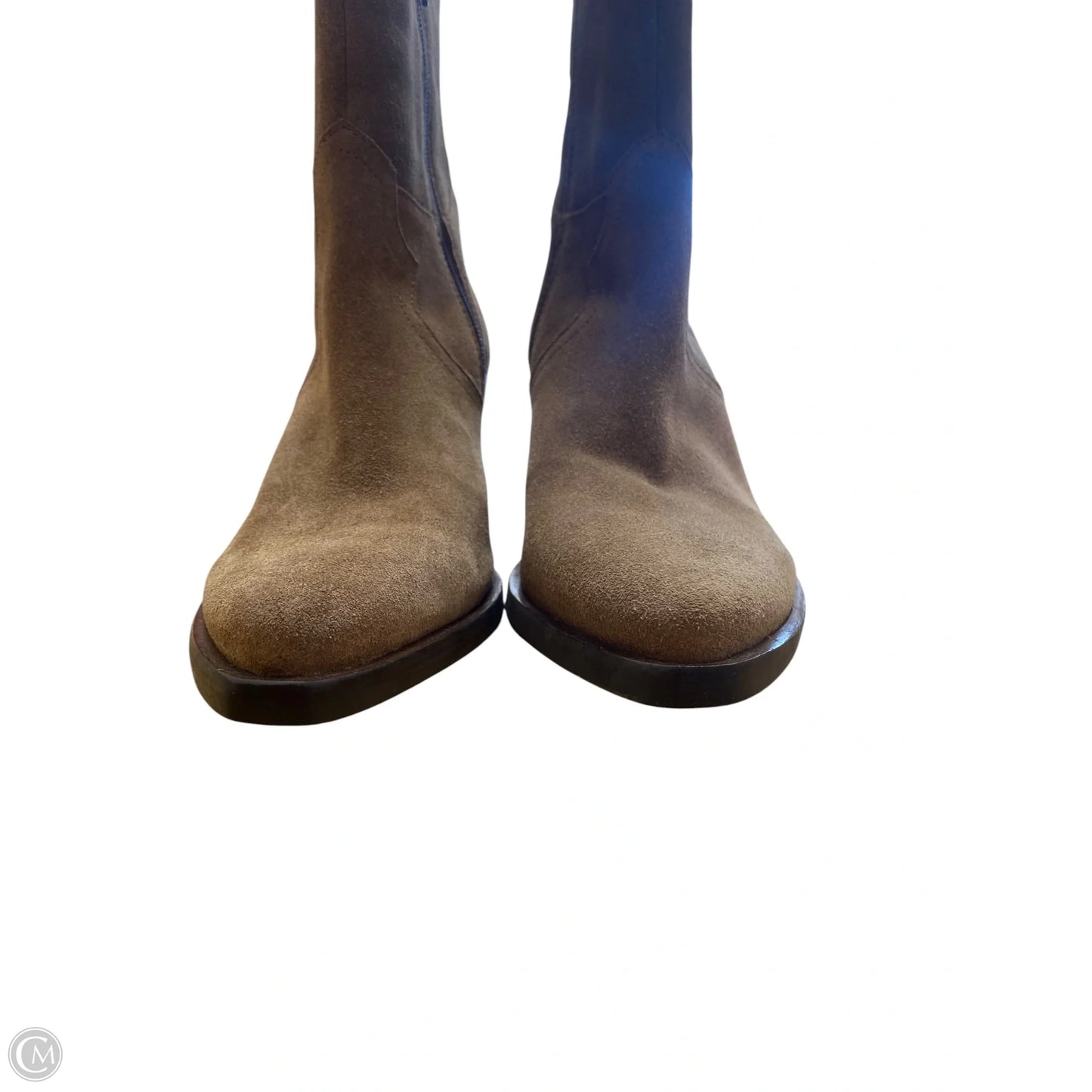 Boots Ankle Heels By Frye In Brown, Size: 8