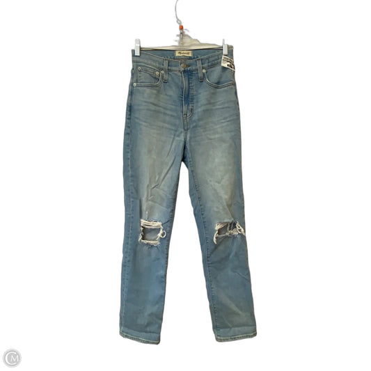 Jeans Skinny By Madewell In Blue Denim, Size: 0
