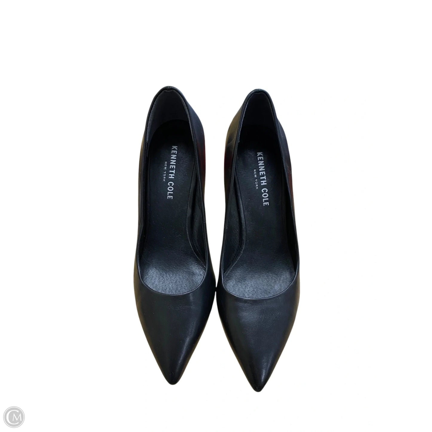 Shoes Heels Block By Kenneth Cole In Black & Gold, Size: 7