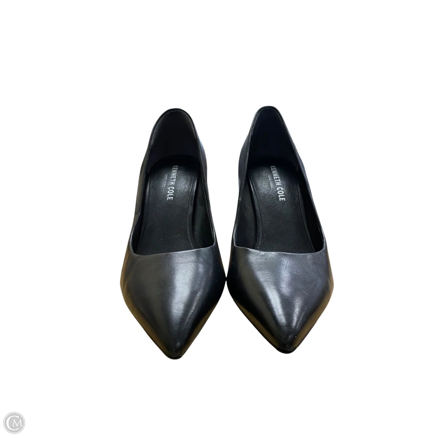 Shoes Heels Block By Kenneth Cole In Black & Gold, Size: 7